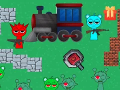 Gêm Sprunki Dead Rails ar-lein