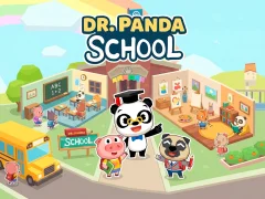 Gêm Dr Panda School ar-lein