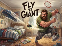 Gêm Fly vs Giant ar-lein