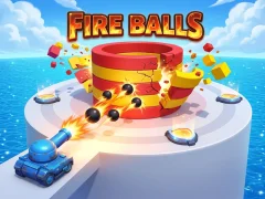 Gêm Fire Balls ar-lein