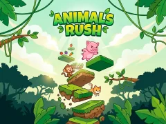 Gêm Animals Rush ar-lein