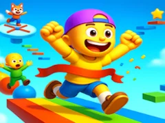 Gêm Obby Parkour: Running, Jumping ar-lein