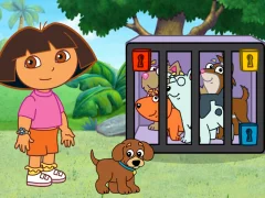 Gêm Dora The explorer Dora's Puppy Adventure ar-lein