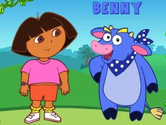 Gêm Dora's Meet My Friends ar-lein
