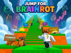 Gêm Jump for Brainrot ar-lein