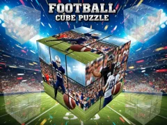 Gêm Football Cube Puzzle ar-lein