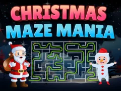 Gêm Christmas Maze Mania ar-lein