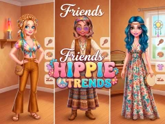 Gêm Friends Hippie Trends ar-lein