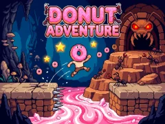 Gêm Donut Adventure ar-lein
