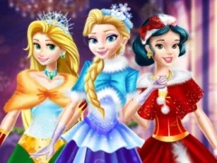Gêm Princess Christmas At The Castle ar-lein