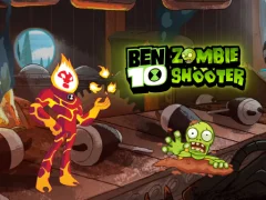 Gêm Ben 10 Zombie Shooter ar-lein