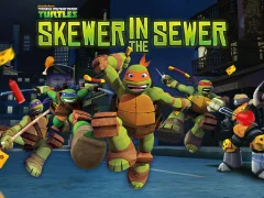 Gêm Teenage Mutant Ninja Turtles: Skewer in the Sewer ar-lein