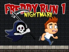 Gêm Freddy Run 1 nighmare ar-lein