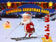 Gêm Downhill Christmas Dash ar-lein
