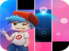 Gêm Friday night funkin Piano Tiles ar-lein