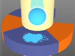 Gêm The Helix Fall Jump ar-lein