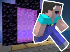 Gêm Noob Steve Parkour ar-lein