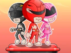 Gêm Power Rangers adventure dash ar-lein
