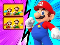Gêm Mario spot The Differences ar-lein