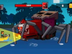 Gêm Pirate Block Craft Monster Shooter ar-lein