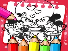 Gêm Mickey Mouse Coloring Book ar-lein