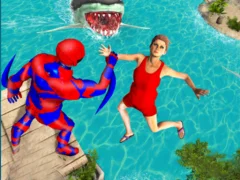 Gêm Superhero Police Speed Hero Rescue Mission ar-lein
