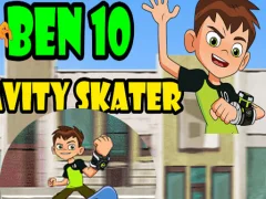 Gêm Ben 10 Gravity Skater ar-lein
