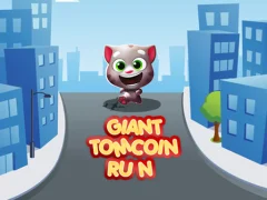 Gêm Giant TomCoin Run ar-lein