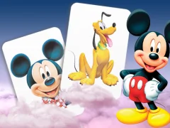 Gêm Mickey Mouse Memory Card Match ar-lein
