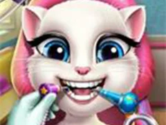 Gêm Angela Real Dentist ar-lein