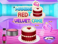Gêm Making Red Velvet Cake ar-lein