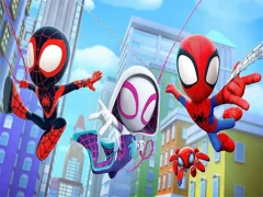 Gêm Spidey and his Amazing Friends Swing Into Action! ar-lein