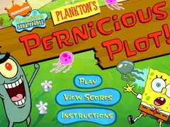 Gêm Plankton's Pernicious Plot ar-lein