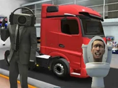 Gêm Truck Simulator Skibidi Toilet ar-lein