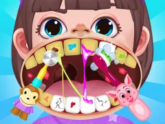Gêm Baby Hospital Dentist Caring ar-lein