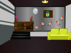 Gêm Grey Checked Room Escape ar-lein