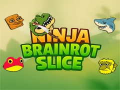 Gêm Ninja brainrot Slice ar-lein