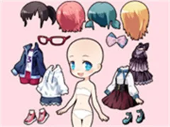 Gêm Chibi Anime Princess Doll ar-lein