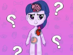 Gêm My Little Pony Learning The Body ar-lein