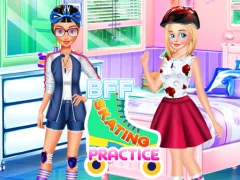 Gêm BFF Skating Practice ar-lein