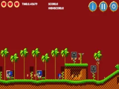 Gêm Sonic html5 ar-lein