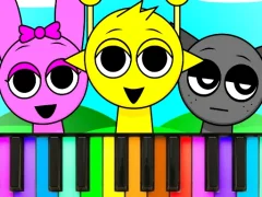 Gêm Sprunki Piano Explorer ar-lein