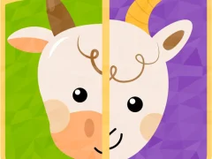 Gêm Baby Games Animal Puzzle for Kids ar-lein