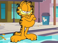 Gêm Garfield Jigsaw Puzzle ar-lein