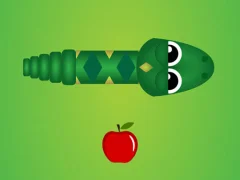 Gêm Snake Eats Apple ar-lein