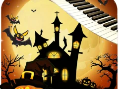 Gêm Halloween Piano Tiles ar-lein