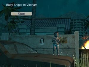 Gêm Sniper babi yn Fietnam ar-lein