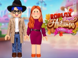 Gêm Cwpl roblox dressup hydref ar-lein