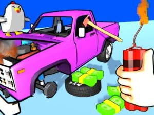 Gêm Torri'r car yn ddarnau! ar-lein