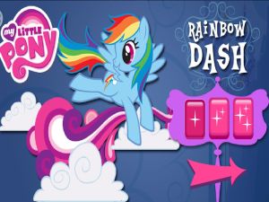 Gêm Bwmp Cwmwl Rainbow Dash ar-lein